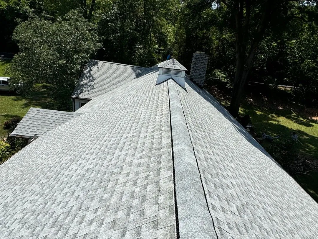 Completed roof replacement
